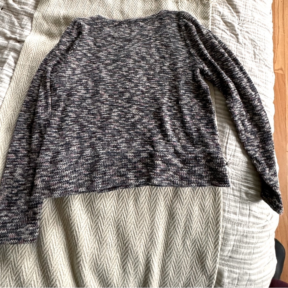 Madewell women’s space-dye cropped sweater top, size S - Picture 4 of 5